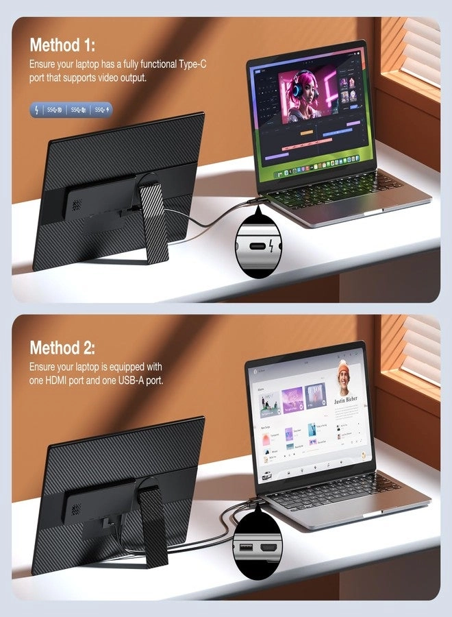 Portable Monitor - FHD 1200P 16 Inch