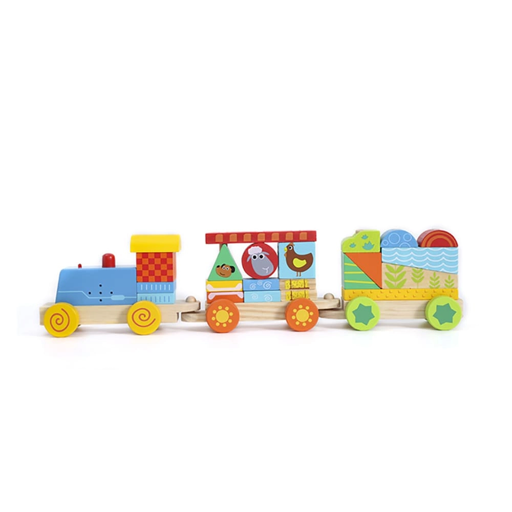 XIANGYU PLAY Wooden Train Toy