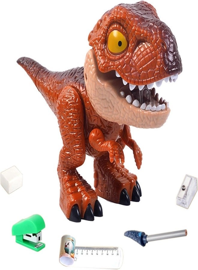 KolorFish Student Storage + Eraser + Ruler + Pencil Sharpener + Staple - 5 in 1