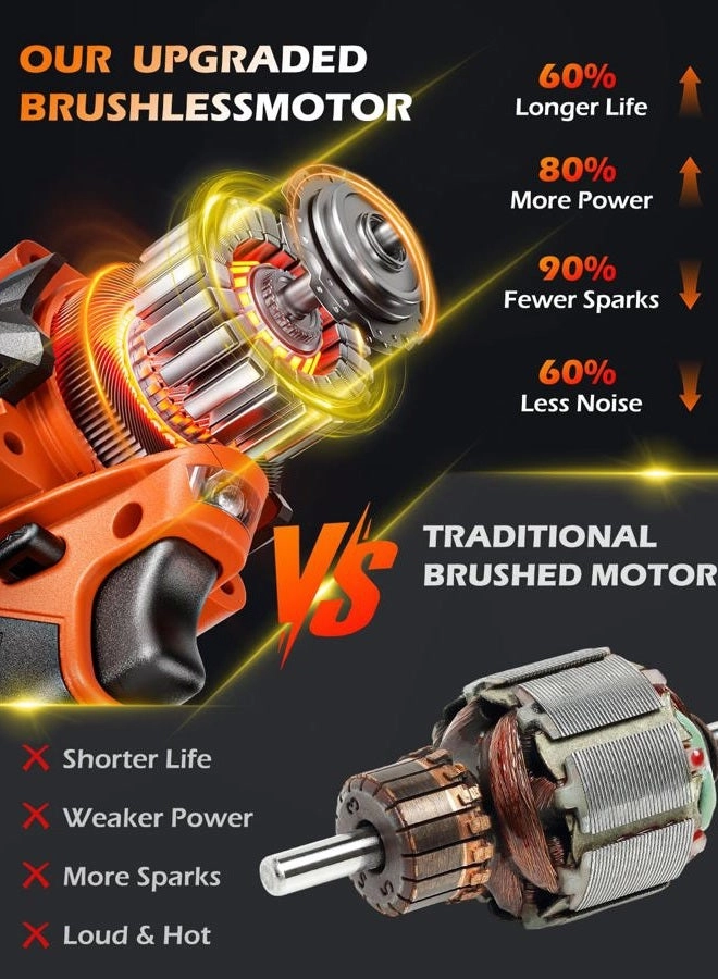 1/2" Cordless Impact Wrench - 1300N.m