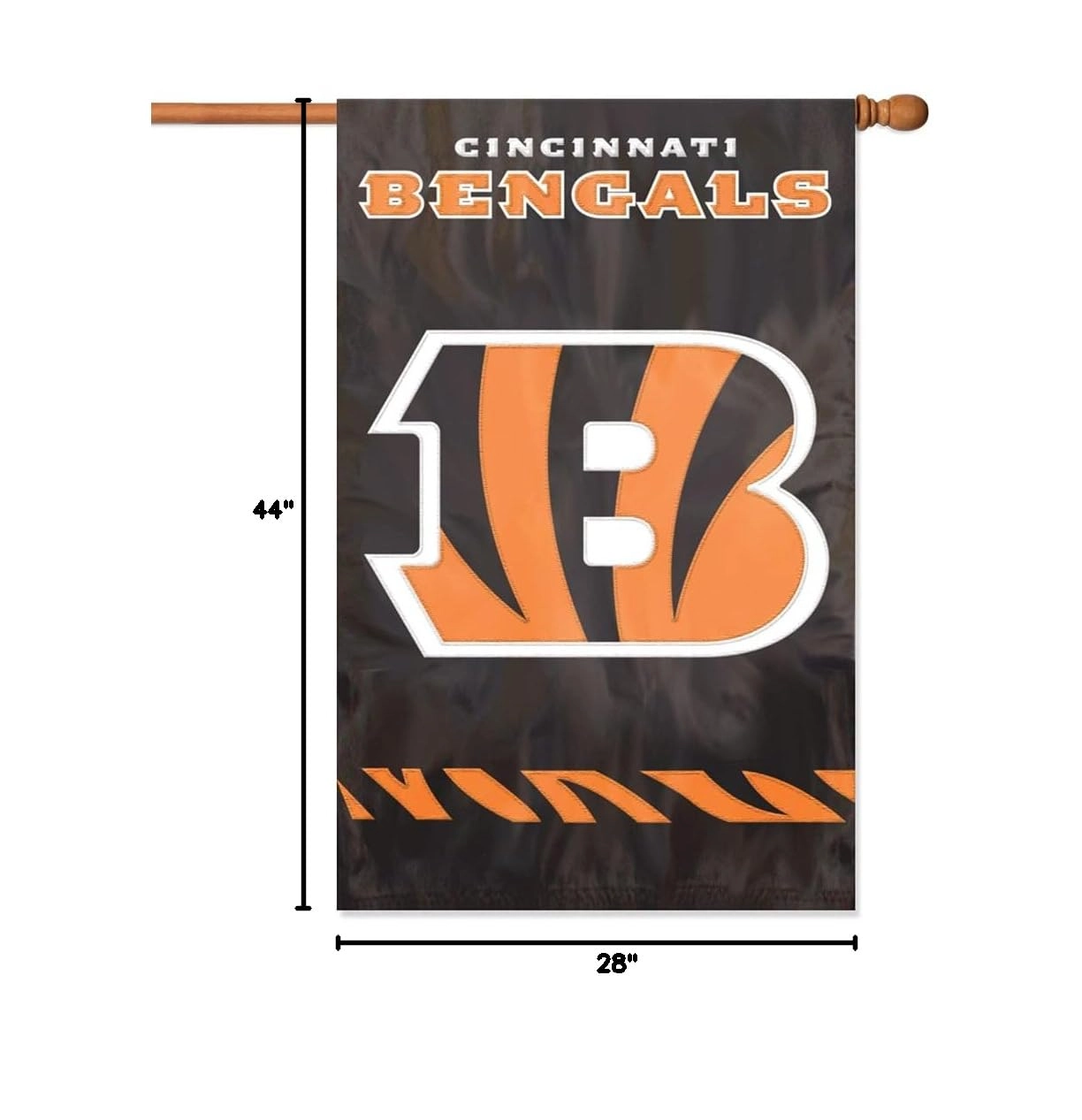 Pittsburgh Steelers Applique Banner Flag - 1 Game Day, Outdoor Events, Sports & Tailgating