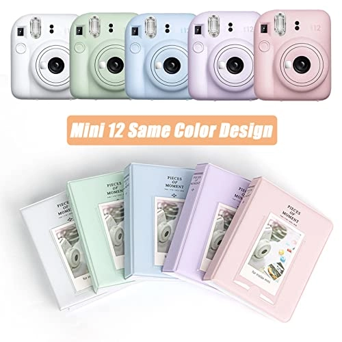 Mini 12 2x3" 64 Films Faux Leather Photo Album