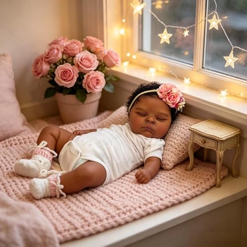Peaches Reborn Baby Doll - 20 inch/50 cm Full Body Vinyl