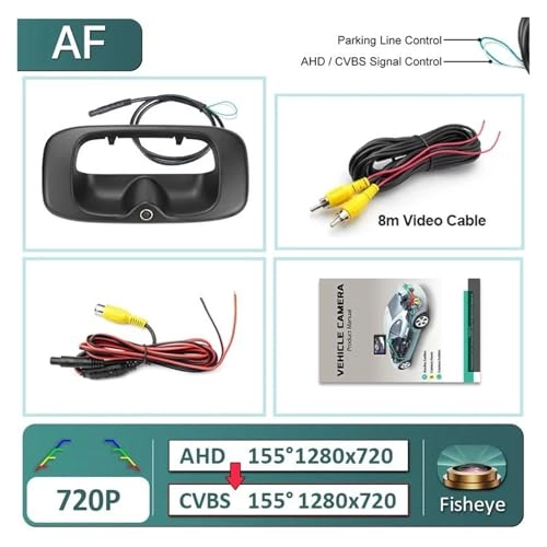 Rear View Backup Camera - Night Vision Wire AHD 1080P