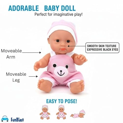 Baby Doll - 19 CM Rotatable Joints Ages 2+