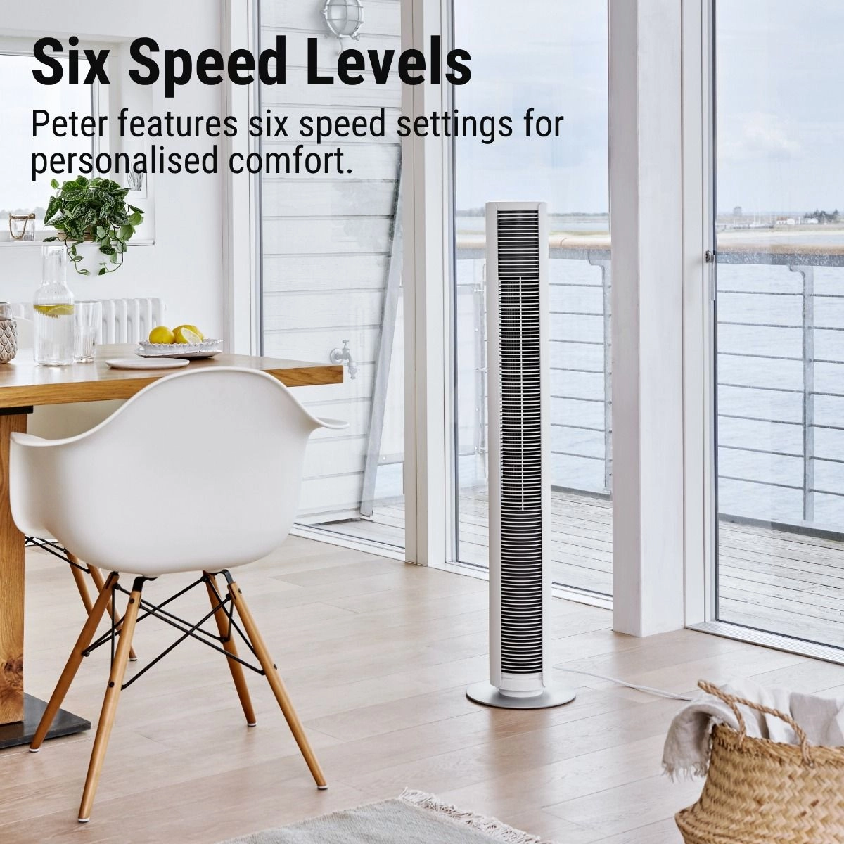 Peter - Tower Fan Oscillating 1-7 hour timer