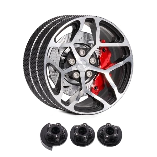 RC Hand Wheel - Aluminum 44.5mm Black