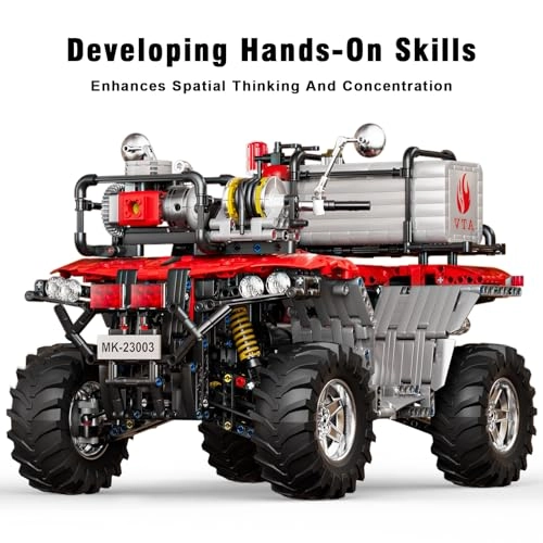 Fire Engine Motorcycle (FTDE-23003-0507) - motor drive remote control