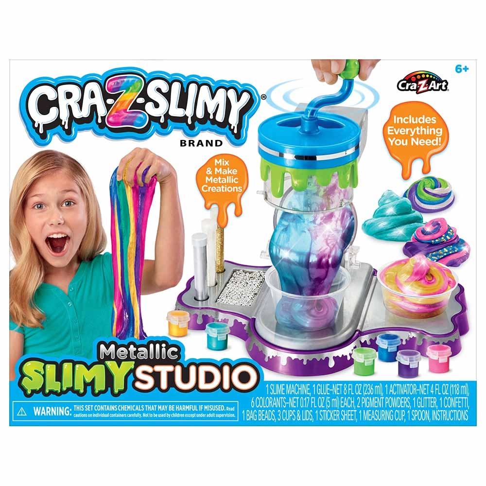 Cra Metallic Slimy Studio Kit - Slimy mixer unit slimy glue slimy activator