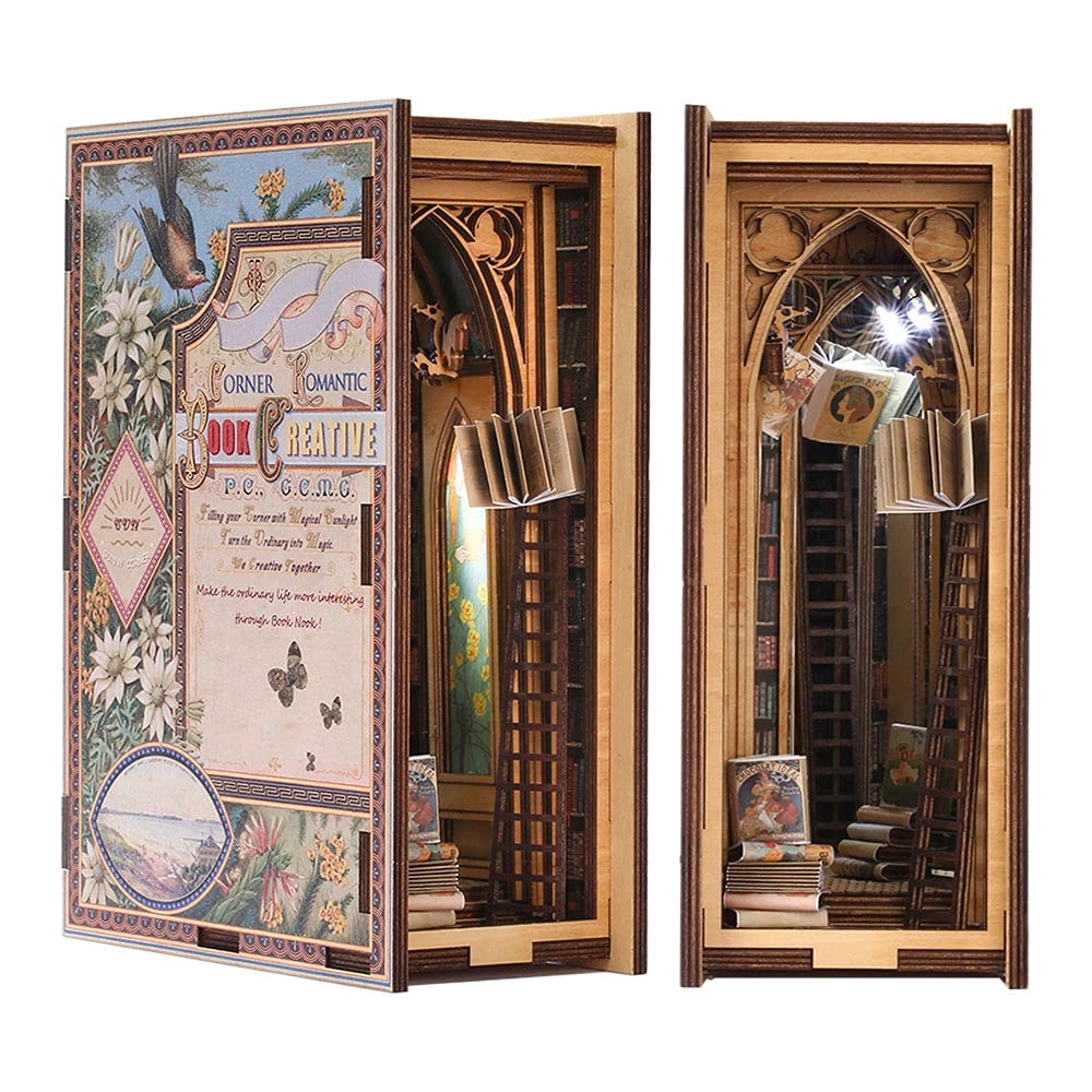 CuteBee Booknook - Elves Library 1/32