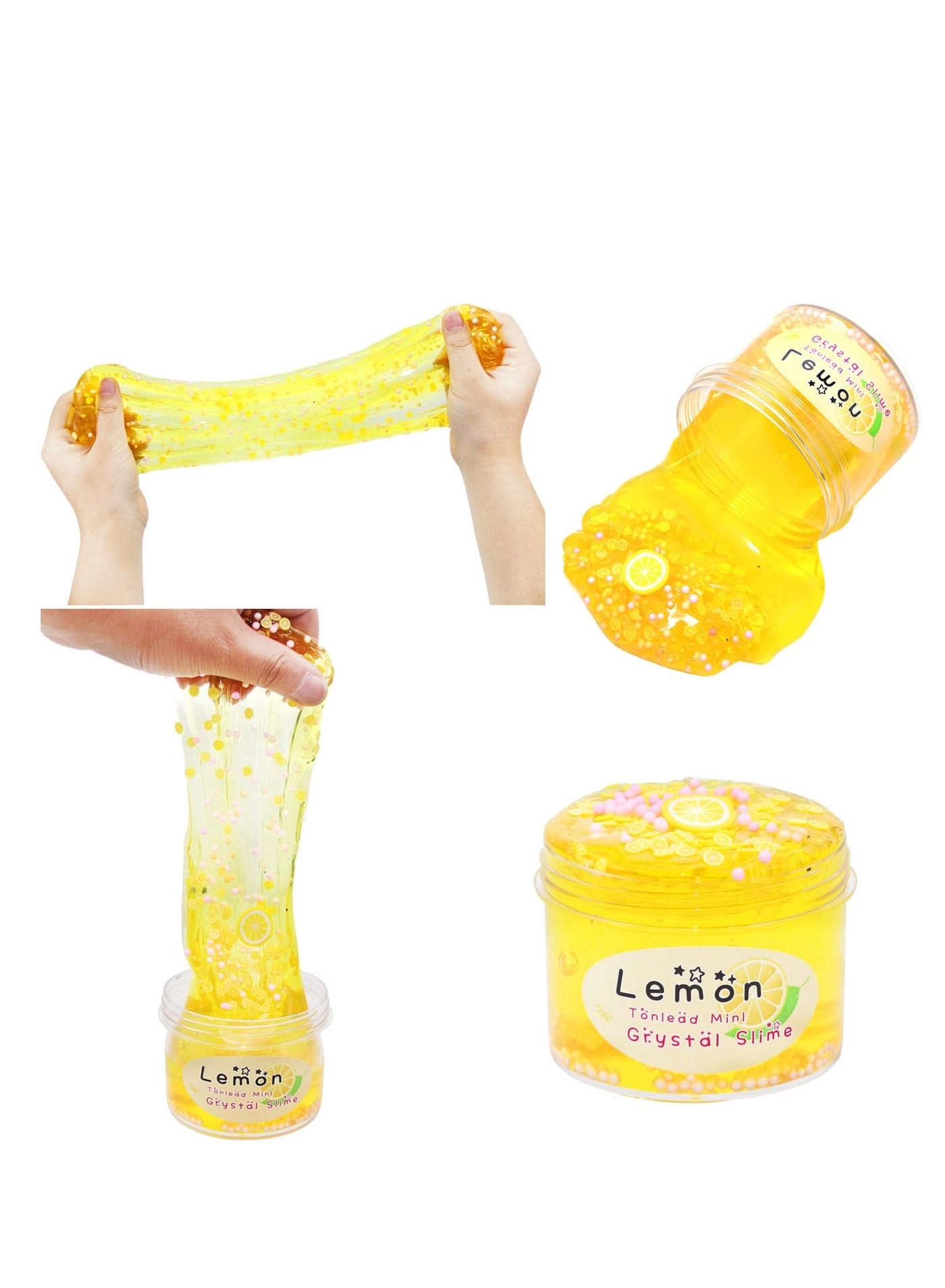 Clear Slime Crystal Putty - 5 pcs