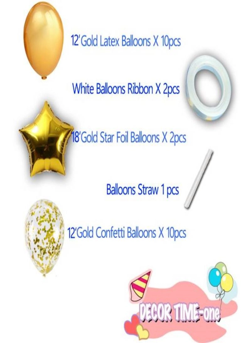 Balloons Set - 40-Pieces Wedding Birthday Party Decoration