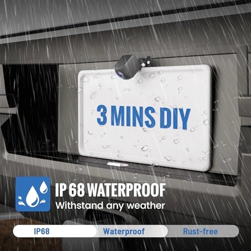 Wireless WiFi Magnetic Hitch Backup Camera - Night Vision 1080P