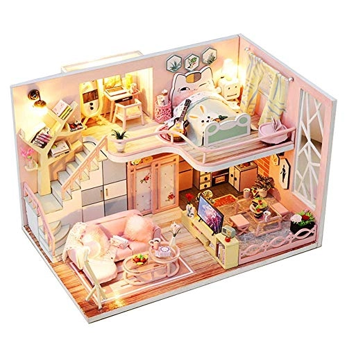 Dollhouse Miniature DIY House Kit - 1:24 Scale