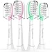 Toptheway Kids Replacement Heads - Standard Sonic 4 Pack Pink and Green