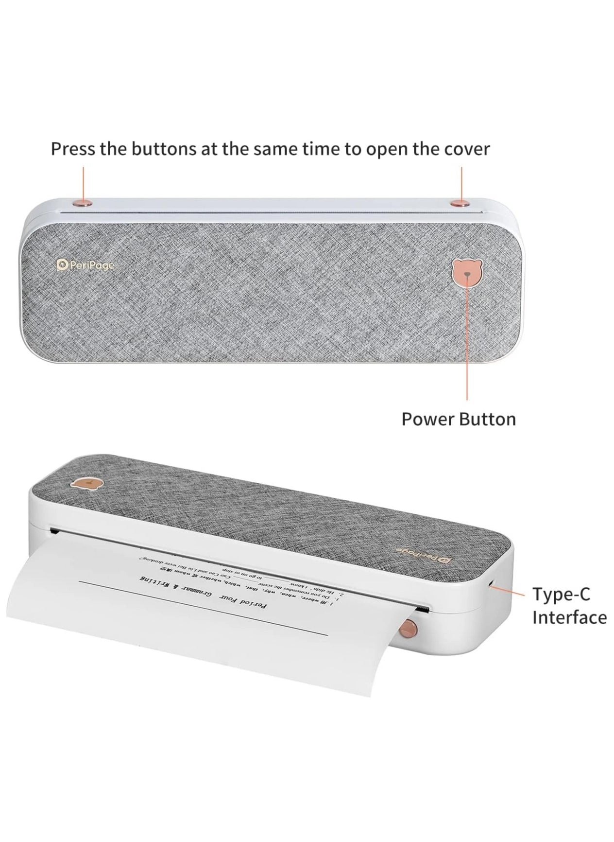 Paper Printer A40 - Thermal Bluetooth