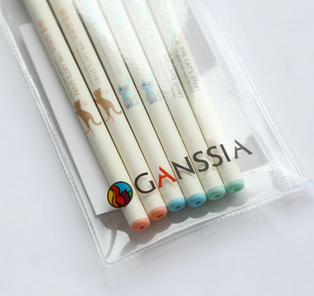 Colorful Cats Design - 6 PCS 0.38mm