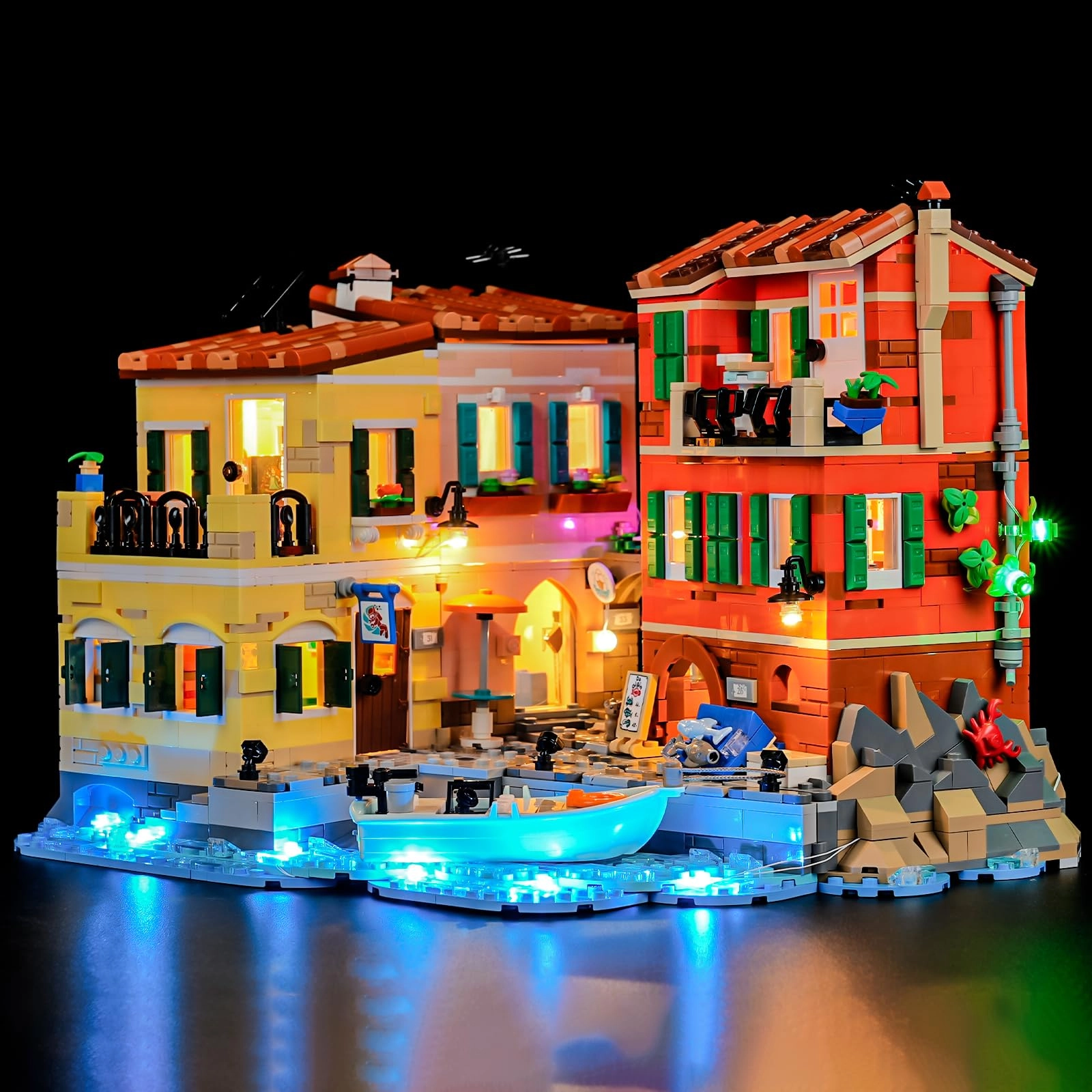 GEAMENT LED Light Kit for LEGO Ideas Italian Riviers 21359