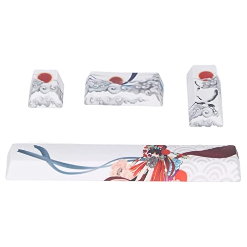Custom Keycaps Set - 4keys PBT Chinese Opera Pattern