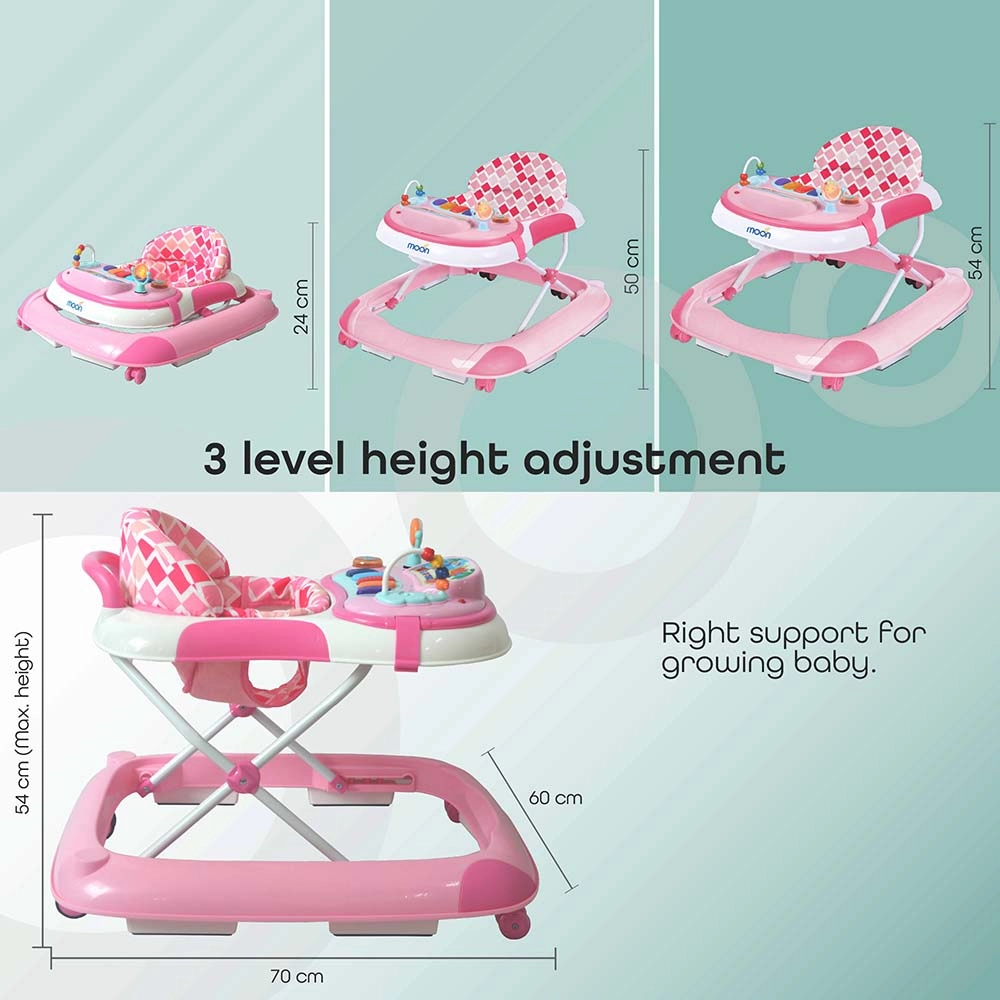 Baby Push Activity Walker - Blue 6 months & above