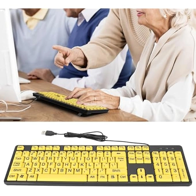 LARGE PRINT BACKLIT KEYBOARD