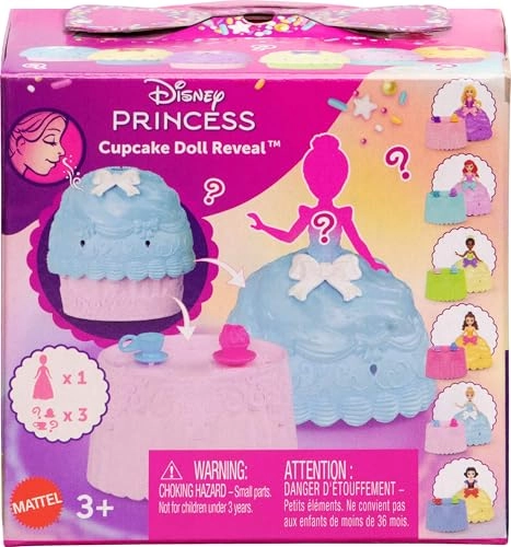 Disney Princess Cupcake Doll - small Plastic Multicolor