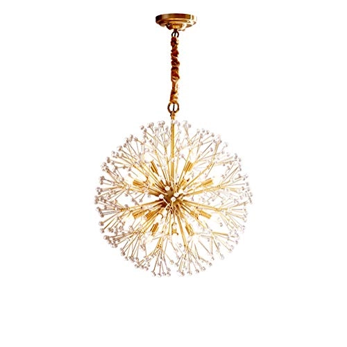Dandelion Art Chandelier - Copper 24 Heads 77*77cm