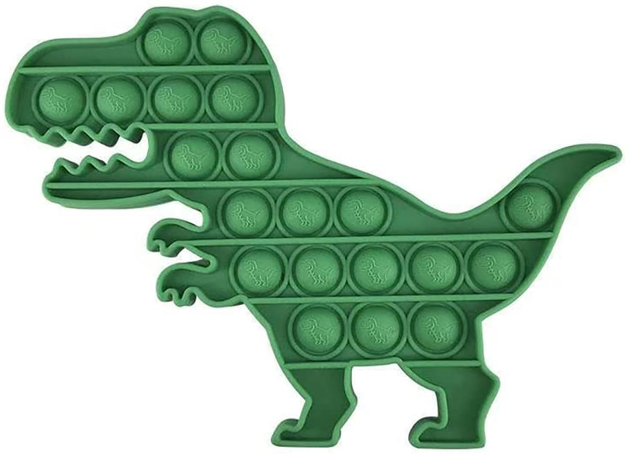 JOLLITY LLC Push Pop Squeeze Sensory Decompression Toys - 1 Set I-Dinosaur