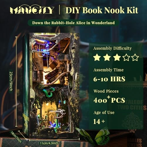 Book Nook Kit - Alice in Wonderland