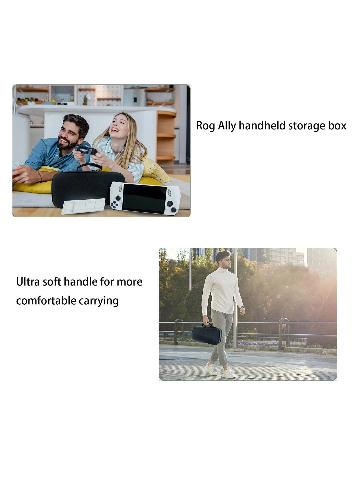 Hard Carrying Case - Fit for Rog Ally EVA Shockproof Waterproof Oxford Fabric