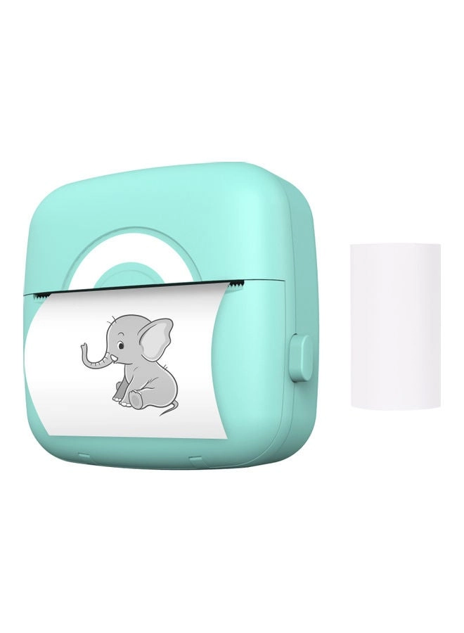 Wireless Mini Photo Printer White/Green