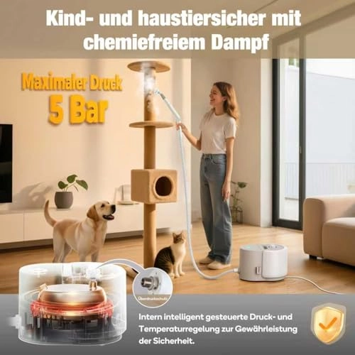 Steam Cleaner - 5 bar 1.5L