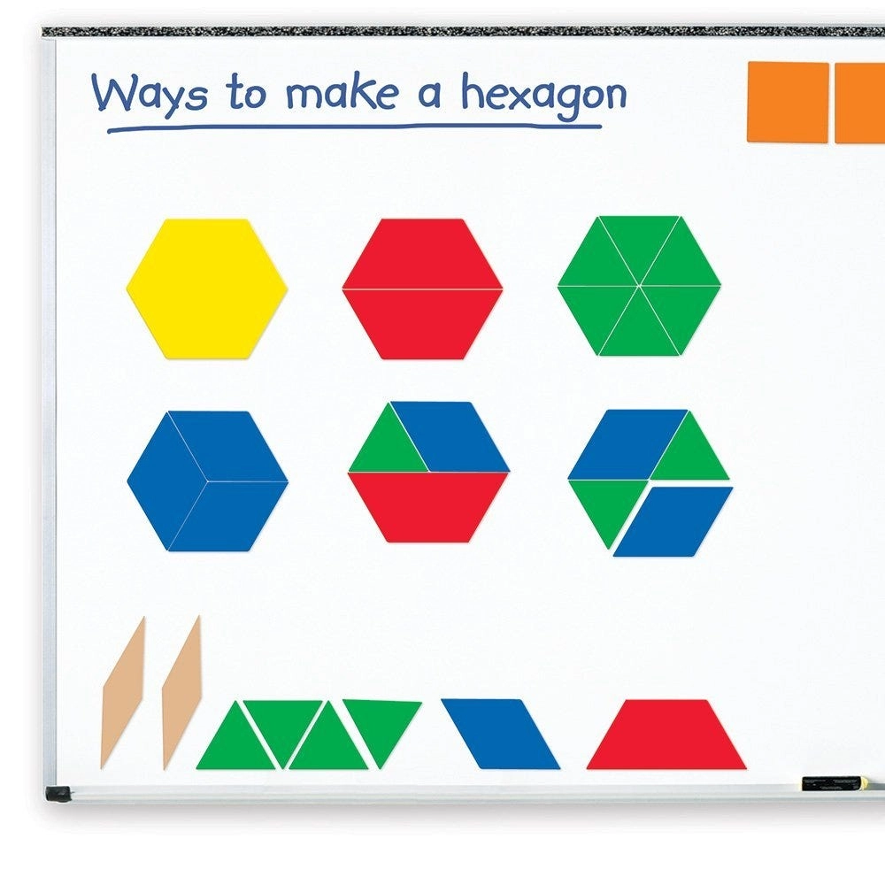Giant Magnetic Pattern Blocks - Suitable for 3 years & above 47 pieces