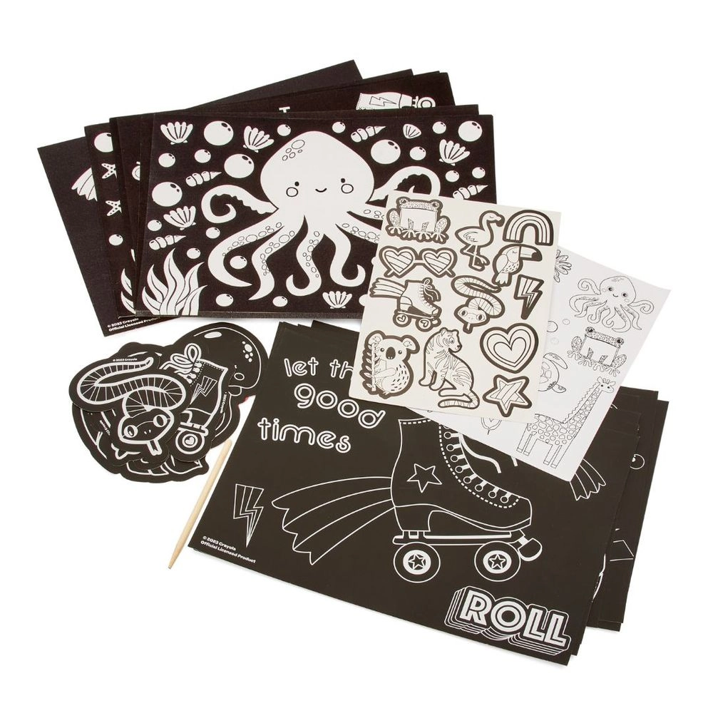 Scratch And Color Bumper Box - 20 pieces