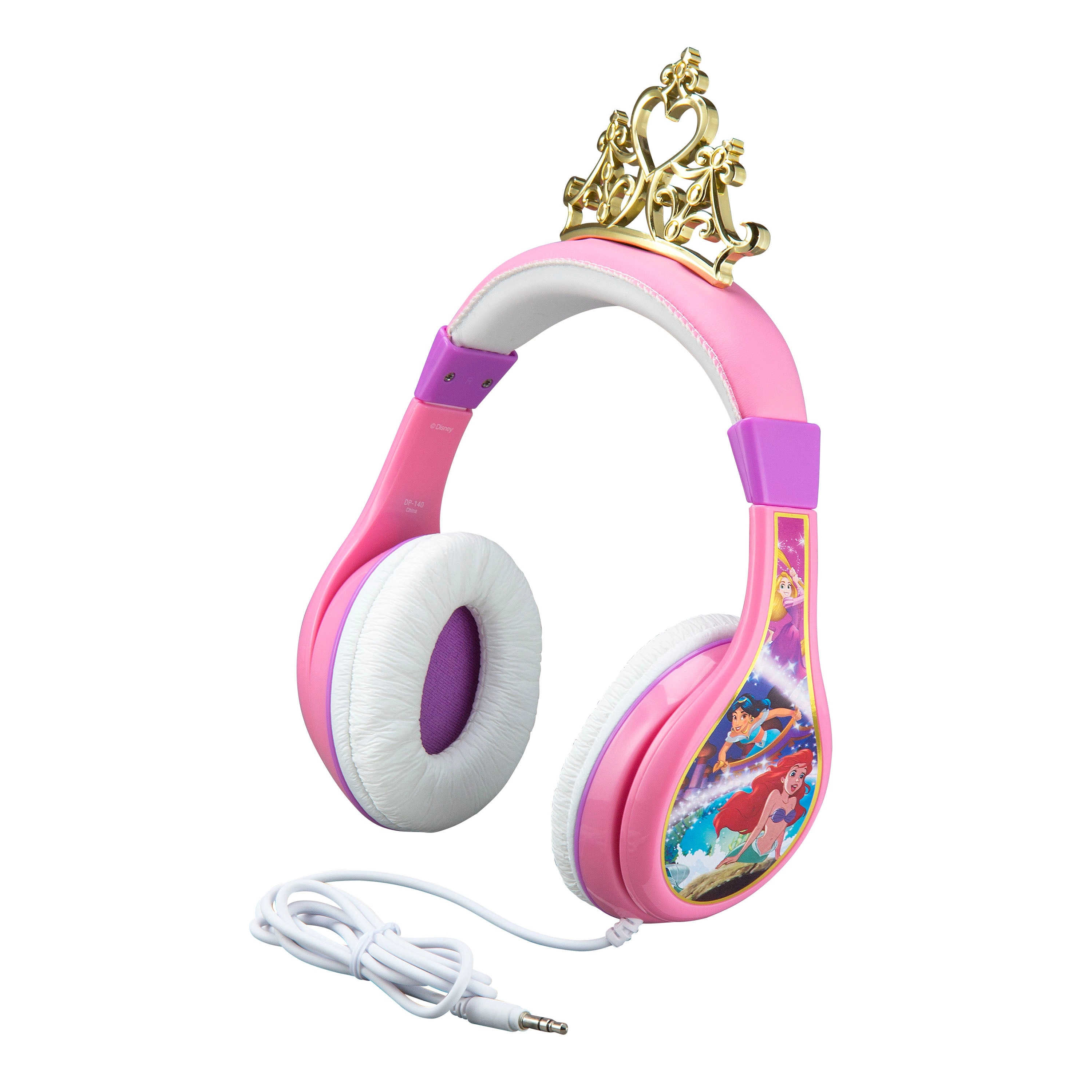 Disney Princess Kid Safe Headphones Wired Headphone