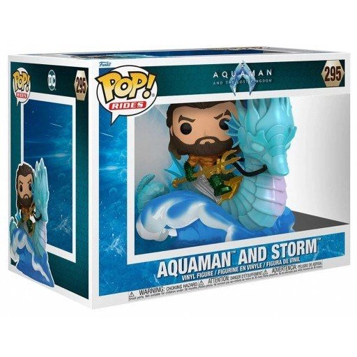 Pop! Ride DLX! Aquaman on Storm - Movies Vinyl Figure
