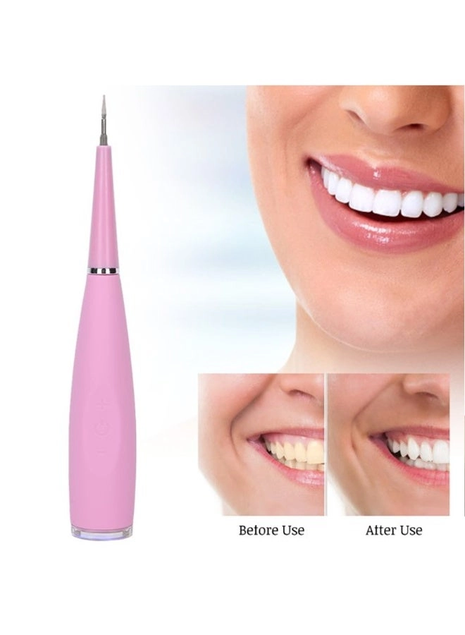 Electric Sonic Toothbrush - USB Rechargeable Soft Bristles Pink