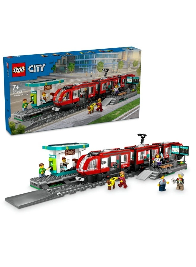 LEGO City Downtown Tram and Station (60423) - Vehicle