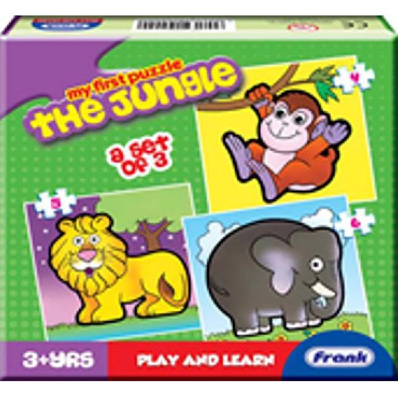 Frank The Jungle 3-in-1 Puzzle (10202) - 15 pcs