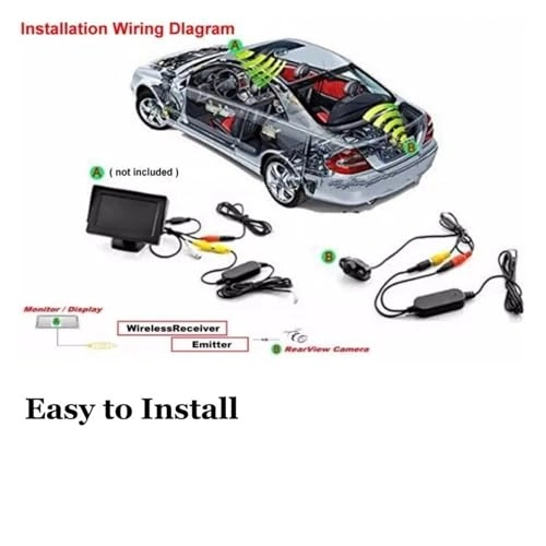 Rear View Camera - Night vision Wireless 2.4G 1280*720