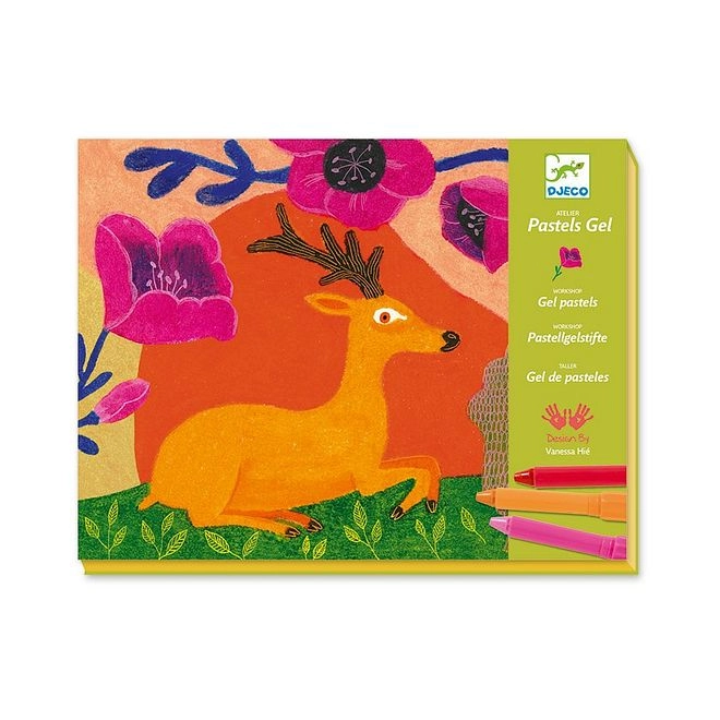 DJECO Workshop Wild Things - Gel pastels 8 to 12 Years