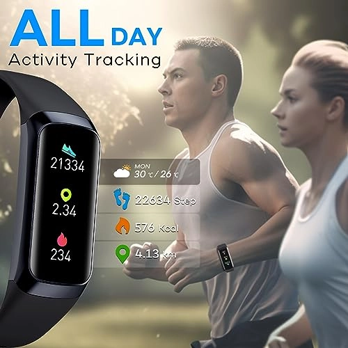 Fitness Tracker - Blood Pressure Heart Rate IP67 Waterproof