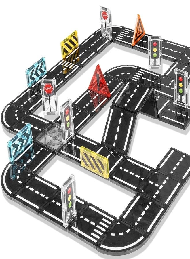apyr aoma Magnetic Tiles Road Expansion - 48 pcs