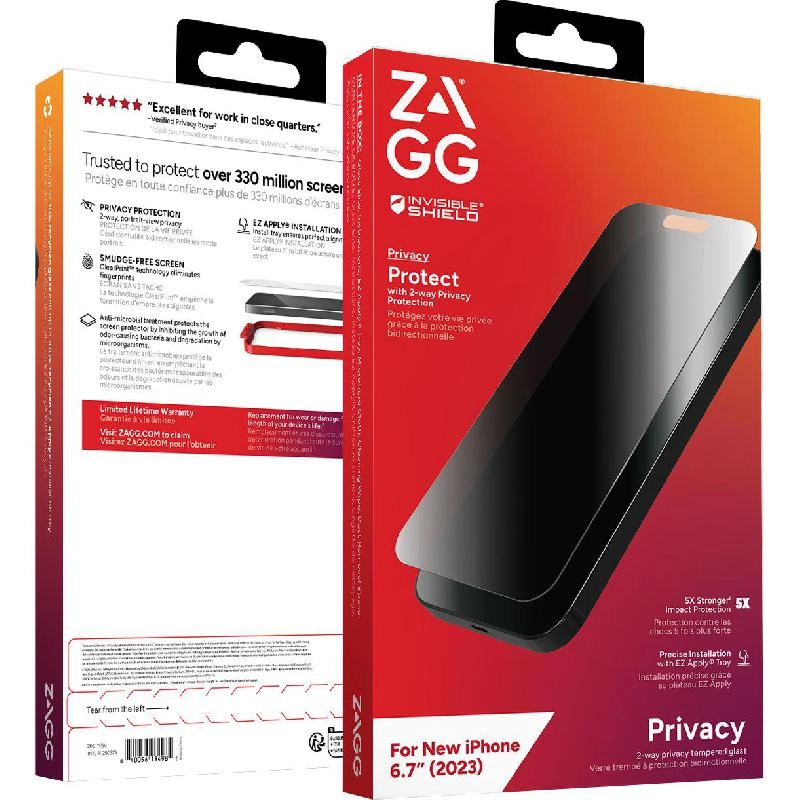 Privacy Tempered Glass Screen Protector for iPhone 14 Pro