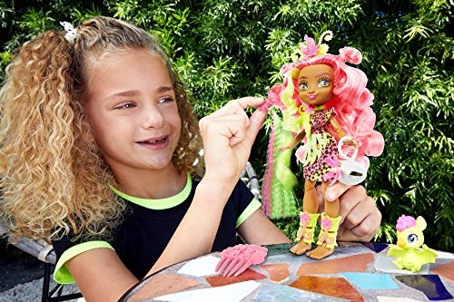 Fernessa Doll - 8-10-inch Pink Hair Prehistoric Ages 4+
