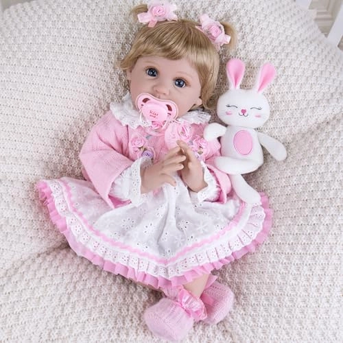 Reborn Baby Doll - 22 inch Vinyl Girl Ages 3+