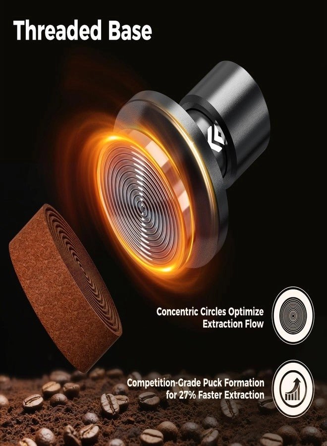 V6 Impact Espresso Tamper - 58.35MM 15lb/30lb Interchangeable Springs