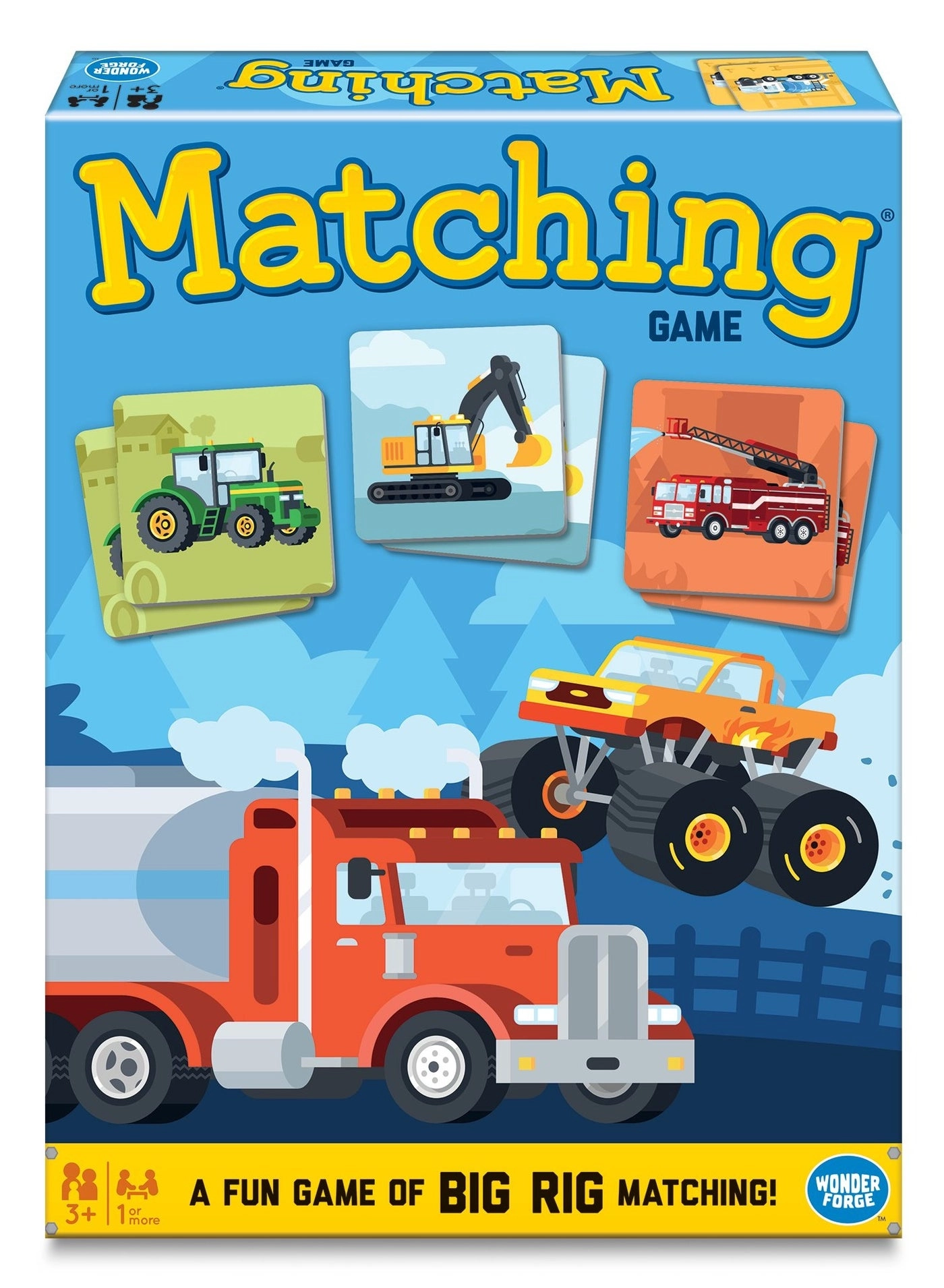 Wonder Forge Trucks Matching Game - 3+