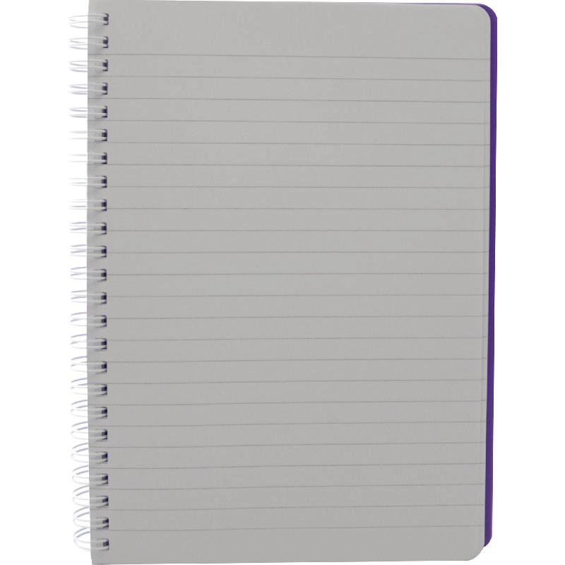 Notebook 19 X 26 cm Spiral - Grid 100 Sheets