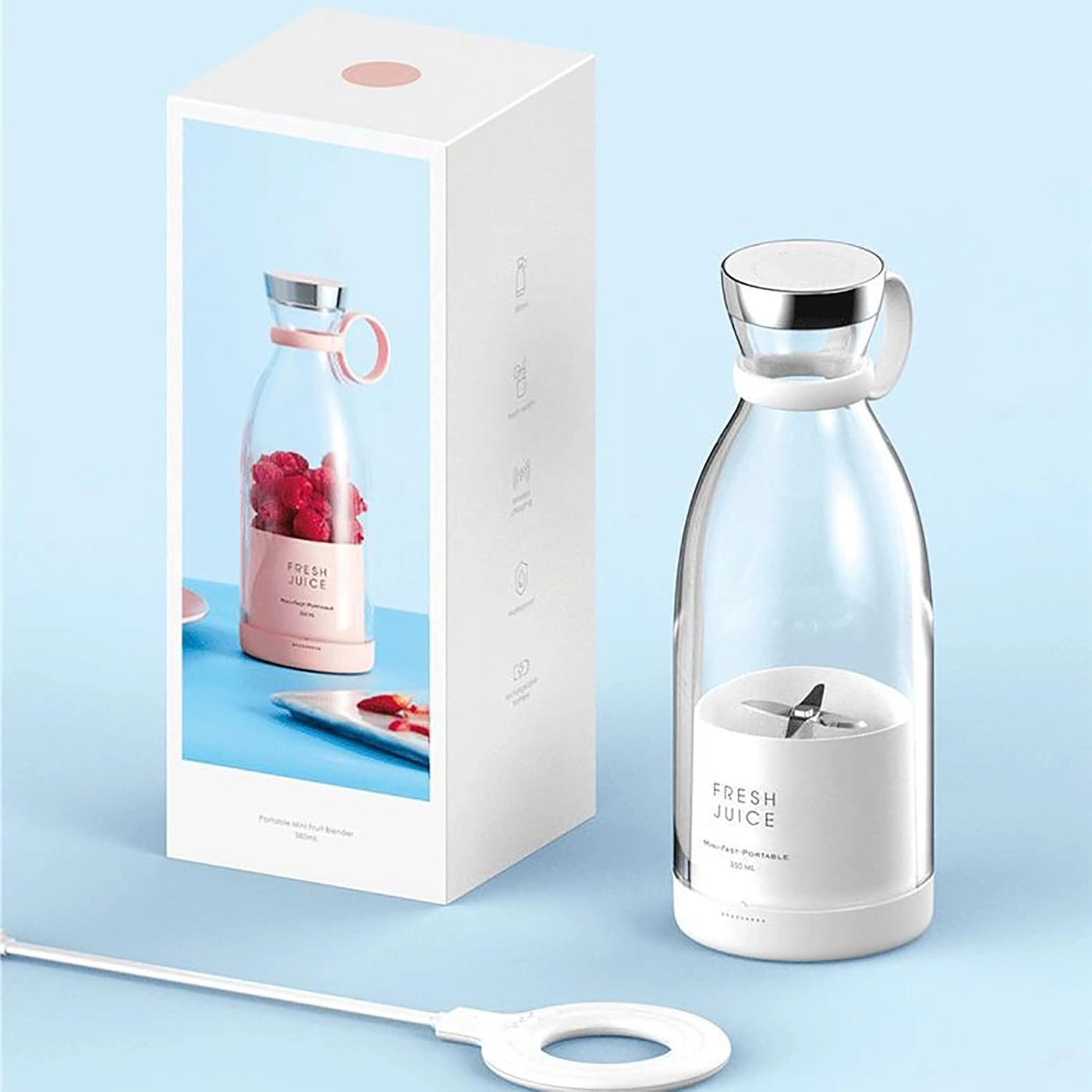 woobles Portable Juice Maker Electric Blender - 350ML